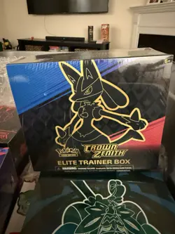 Pokemon TCG Crown Zenith ETB 2023 Elite Trainer Box Sealed, Brand New - Image 1