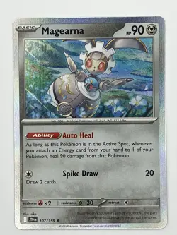 Magearna 🔩 107/159 Rare Holo NM Pokemon Sv09: Journey Together - Image 1
