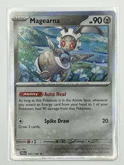 Magearna 🔩 107/159 Rare Holo NM Pokemon Sv09: Journey Together - Image 3