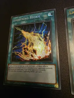 2× 1st Edition Yugioh LIGHTNING STORM MP22-EN253 + MAMA-EN089 Secret/Ultra NM - Image 2