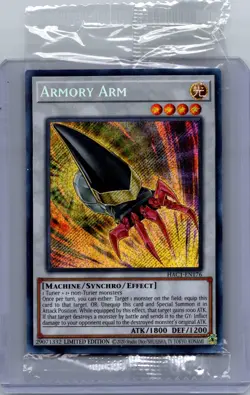 Armory Arm DP08-EN016 Ultra Rare 1st Edition HP Yugioh Holo Factory Sealed - Image 1