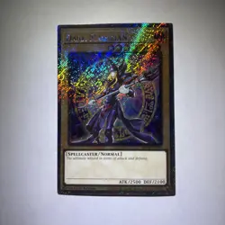 Yugioh Dark Magician RA04-EN106 Platinum Secret Rare 1st Edition NM - Image 1