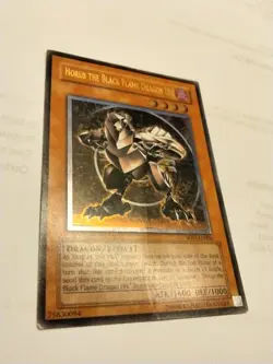 ULTIMATE Rare Horus the Black Flame Dragon LV4 SOD-EN006 Unlimited Yugioh MP - Image 3