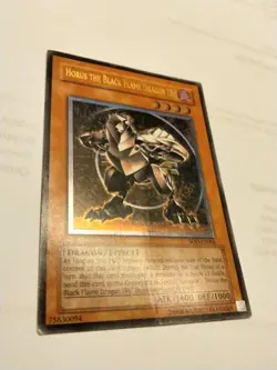 ULTIMATE Rare Horus the Black Flame Dragon LV4 SOD-EN006 Unlimited Yugioh MP - Image 4