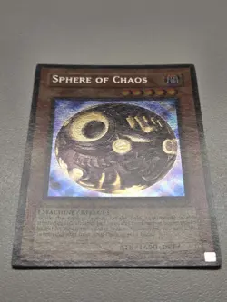 Sphere of Chaos RGBT-EN093 Secret Rare Holo Foil Bleed Yugioh Vintage Mint - Image 4