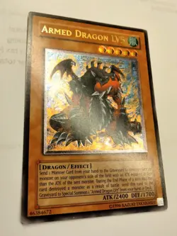 ULTIMATE Rare Armed Dragon LV5 SOD-EN014 Unlimited Yugioh 7693 NM/LP - Image 2