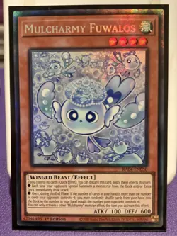 Collector's Rare Card: RA04-EN050 Mulcharmy Fuwalos 1st Edition Yugioh Card - Image 1