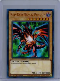 Yugioh Red-Eyes B. Dragon - 1st Edition - NM+ Red-Eyes Black Dragon - Image 1