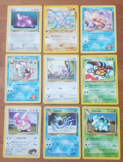 Pokemon card Lot of 9 moderateley played sets vary WOTC (see description) - Image 1