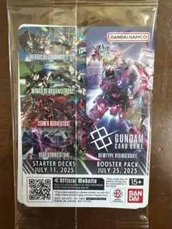 Sealed ENGLISH Gundam Card Game EX Base Gundam Base World Tour Promo - Image 4
