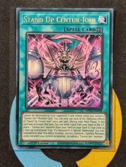 MP24-EN299 Stand Up Centur-Ion! Ultra Rare 1st Edition YuGiOh Card - Image 1