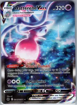 Hatterene VMAX GG47/GG70 Crown Zenith: Galarian Gallery - Pokemon Card - NM - Image 1