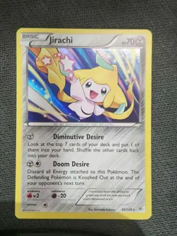 JIRACHI - 42/108 - ROARING SKIES - HOLO RARE - POKEMON CARD - Image 1