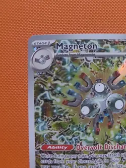 Pokemon TCG Magneton 159 Scarlet & Violet Promo Cards Holo Black Star - Image 2