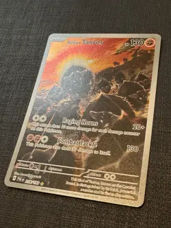 Pokemon TCG Paldean Tauros Scarlet & Violet Paldea Evolved Holo Card 218/193 NM - Image 2