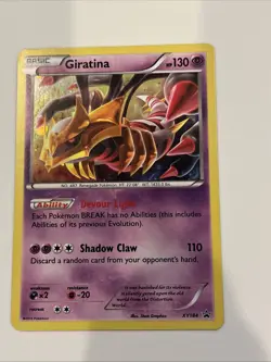 Giratina XY184 XY Holo Pokemon Card - Image 1