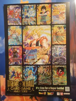Dragon Ball Super Card Game Uncut Sheet 2025 Brand New! - Image 1