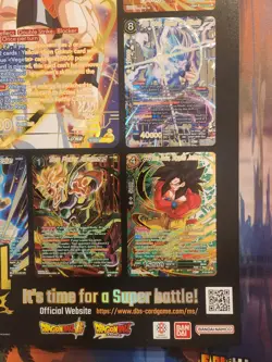 Dragon Ball Super Card Game Uncut Sheet 2025 Brand New! - Image 4