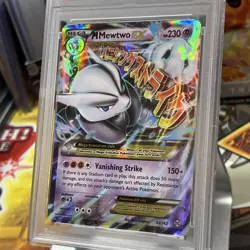 2015 POKEMON XY CARD MEWTWO EX BREAKTHOUGH #63 PSA 6 - Image 2