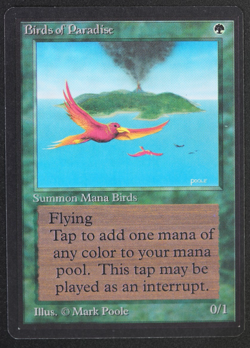 Birds of Paradise Beta MTG Card Magic: the Gathering 1993 - Image 1