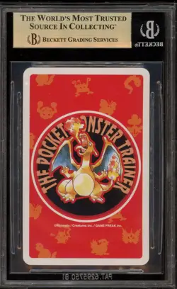 Pokemon Red Playing Cards Articuno 4 of Hearts #144 BGS 9.5 - Image 2