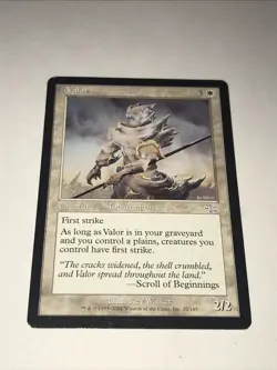 Magic the Gathering Valor Card - Image 1