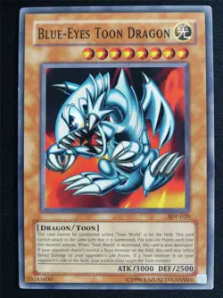 Blue-Eyes Toon Dragon SDP - Yugioh Card #4RH - Image 1