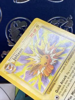 Jolteon 20/64 - Non Holo Jungle Unlimited Pokemon Card LP - Image 3