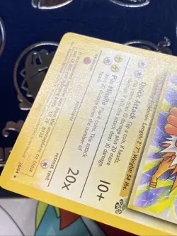 Jolteon 20/64 - Non Holo Jungle Unlimited Pokemon Card LP - Image 5