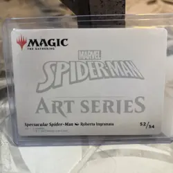 MTG Marvel Spider-Man Art Card, Spectacular Spider-Man 52/54 - Image 2