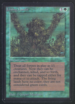 Living Lands Beta MTG Card Magic: the Gathering 1993 - Image 1