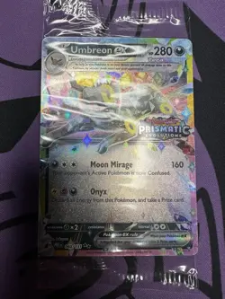 Umbreon EX 60/131- STAMPED Pokemon Prismatic Evolutions Promo Card SEALED, TCG - Image 1