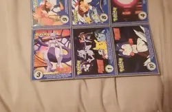 POKEMON 1ST MOVIE CARDS 1999 BURGER KING MASTER TRAINER #20 SET UNCUT SHEET - Image 4
