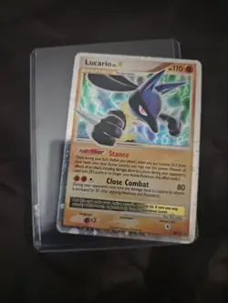 Pokemon Card - Lucario LV.X - DP12 - Diamond and Pearl Promo - Image 3