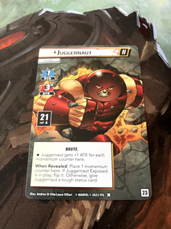 Marvel Champions Next Evolution Promo Card Juggernaut Full Art - Image 2