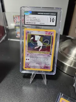 CGC 10 GEM MINT Mew 9 HOLO WOTC Black Star Promo Pokemon Card - Image 1