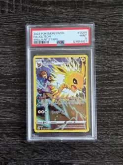 Jolteon PSA 9 MINT Brilliant Stars Pokemon Card # TG04/TG30 - Image 1