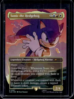 2025 Magic The Gathering Sonic The Hedgehog Secret Lair Drop Foil #2087 - Image 1