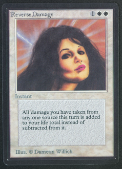 Reserve Damage Beta MTG Card Magic: the Gathering 1993 - Image 1