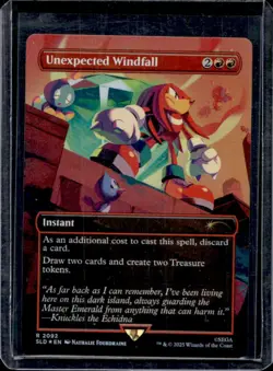 2025 Magic The Gathering Unexpected Windfall Secret Lair Drop Foil Rare #2092 - Image 1