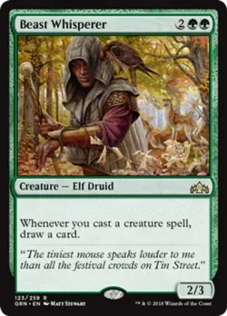 1x Beast Whisperer Light Play MTG Magic - Kid Icarus - - Image 1