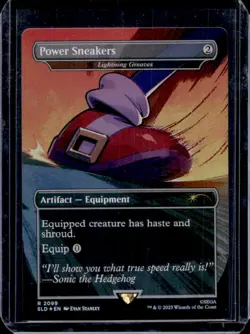 2025 Magic The Gathering Power Sneakers Secret Lair Drop Foil Rare #2099 - Image 1