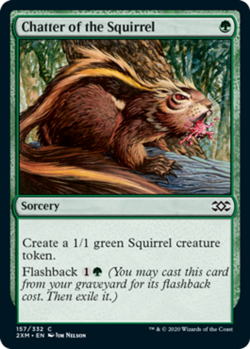MTG - Chatter of the Squirrel - Double Masters - NM, English Magic FLAT RATE SHI - Image 1