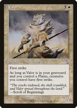 Valor 1x MtG Timeshifted SP/NM - Image 1