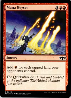 Mana Geyser - Normal - C - Sorcery - Commander: Tarkir: Dragonstorm - #223 - NM - Image 1