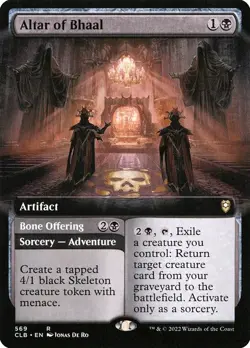 Altar of Bhaal - Commander Legends: Battle For Baldur'S Extended Art Foil MTG-NM - Image 1
