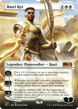 Basri Ket Borderless Regular - Core Set 2021 MTG-NM - Image 1