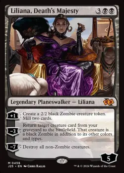 Liliana, Death's Majesty Regular - Foundations Jumpstart MTG-NM - Image 1