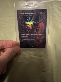 MTG Spider-Man - Venom, King in Black (Skithiryx, Blight Dragon) Borderless FOIL - Image 1