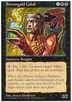 Stromgald Cabal - Fifth Edition #195 MTG Magic The Gathering - Image 1